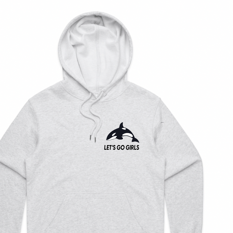 Let's Go Girls - Orcanised Crime on Light Marle HOODIE